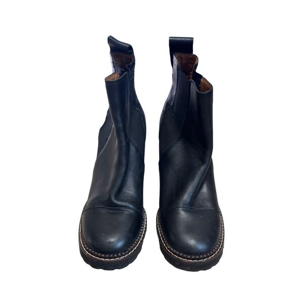 See by Chloe Mallory Leather Chelsea Booties black size ??? $475 - Picture 4 of 8